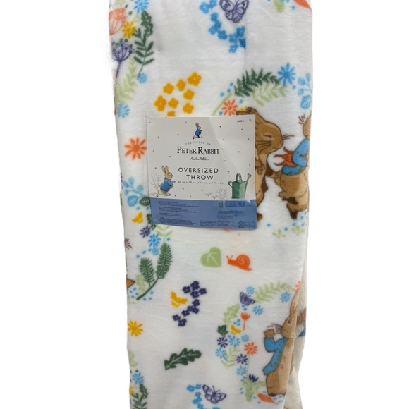 Peter Rabbit Oversized Throw Blanket - Picture 2 of 2